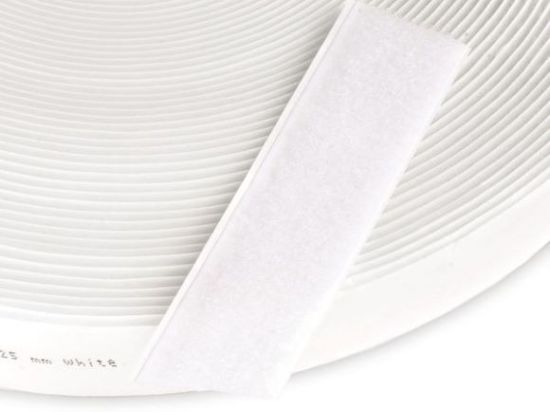 Velcro Loop  Wit 25mm x 25m