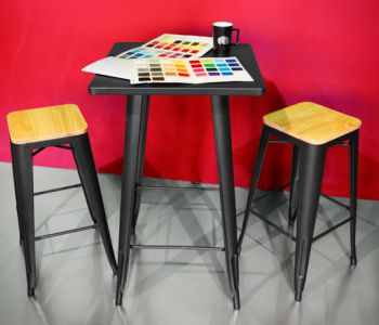 PVC Vinyl Glossy Argent 140cm Bfl-s1