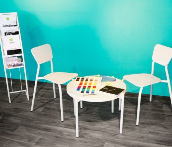 PVC Vinyl Bois Gris 2m Cfl-s1