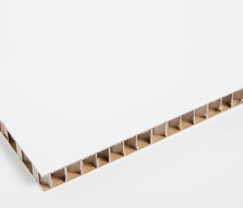 Panneau Carton Alvéolaire Blanc 3m x 1,6m - 16mm