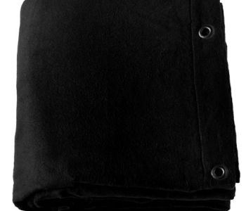 Pendrillons Coton Occ Noir 300Grs 4m Ht x 6m Large